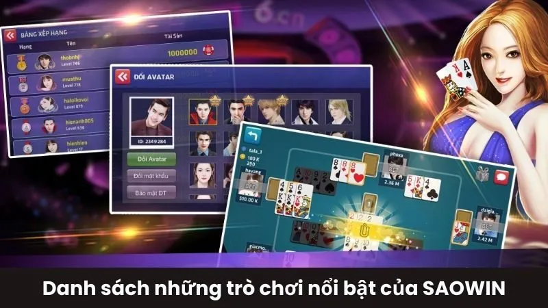 Saowin thu hút hàng triệu người chơi nhờ kho game giải trí hấp dẫn