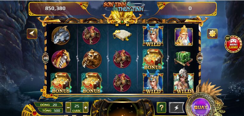 Nổ Hũ Sơn tinh Thủy Tinh Trên Saowin Siêu Hấp Dẫn 4 Sơn Tinh Thủy Tinh Saowin có luật chơi đơn giản, dễ chơi